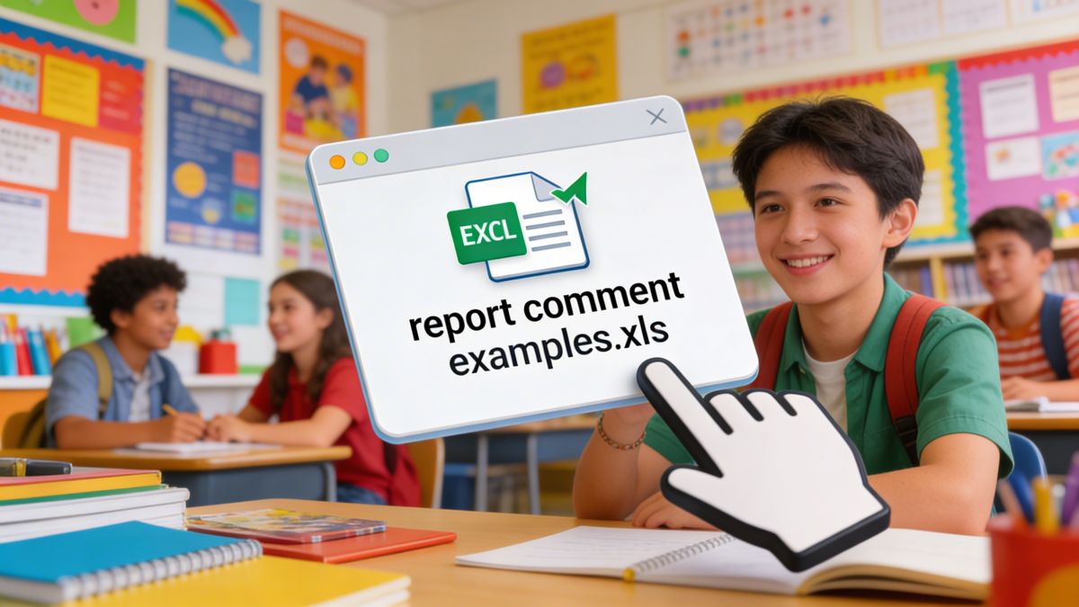 Report Card Comment Examples: Australian Year 3